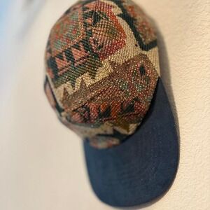 LOWER PARK 5 panel textile tapestry hat